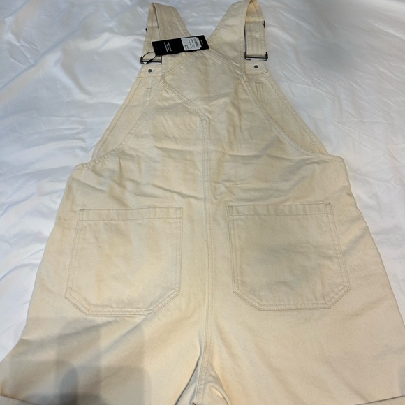 BNWT Dr. Denim overall-shorts - size Large - Picture 2 of 3
